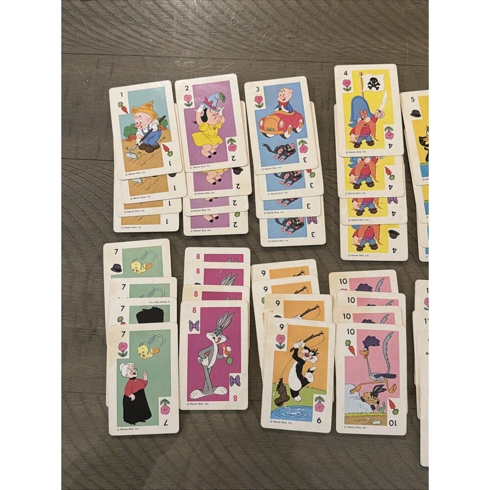 Vtg BUGS BUNNY Card Game 1976 WHITMAN Warner no Instructions